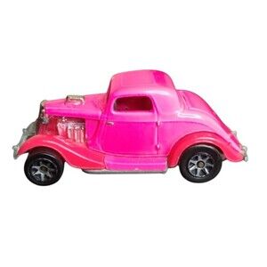 Hot Wheels 1934 '34 Ford 3 Window Coupe Car Hot Rod Pink Diecast
